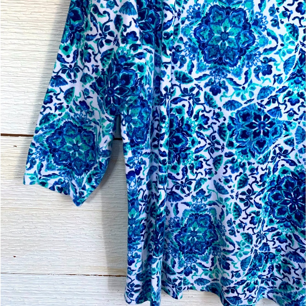 Floral Print Top by Emily Daniels Size L. *NEW* - Picture 3 of 11